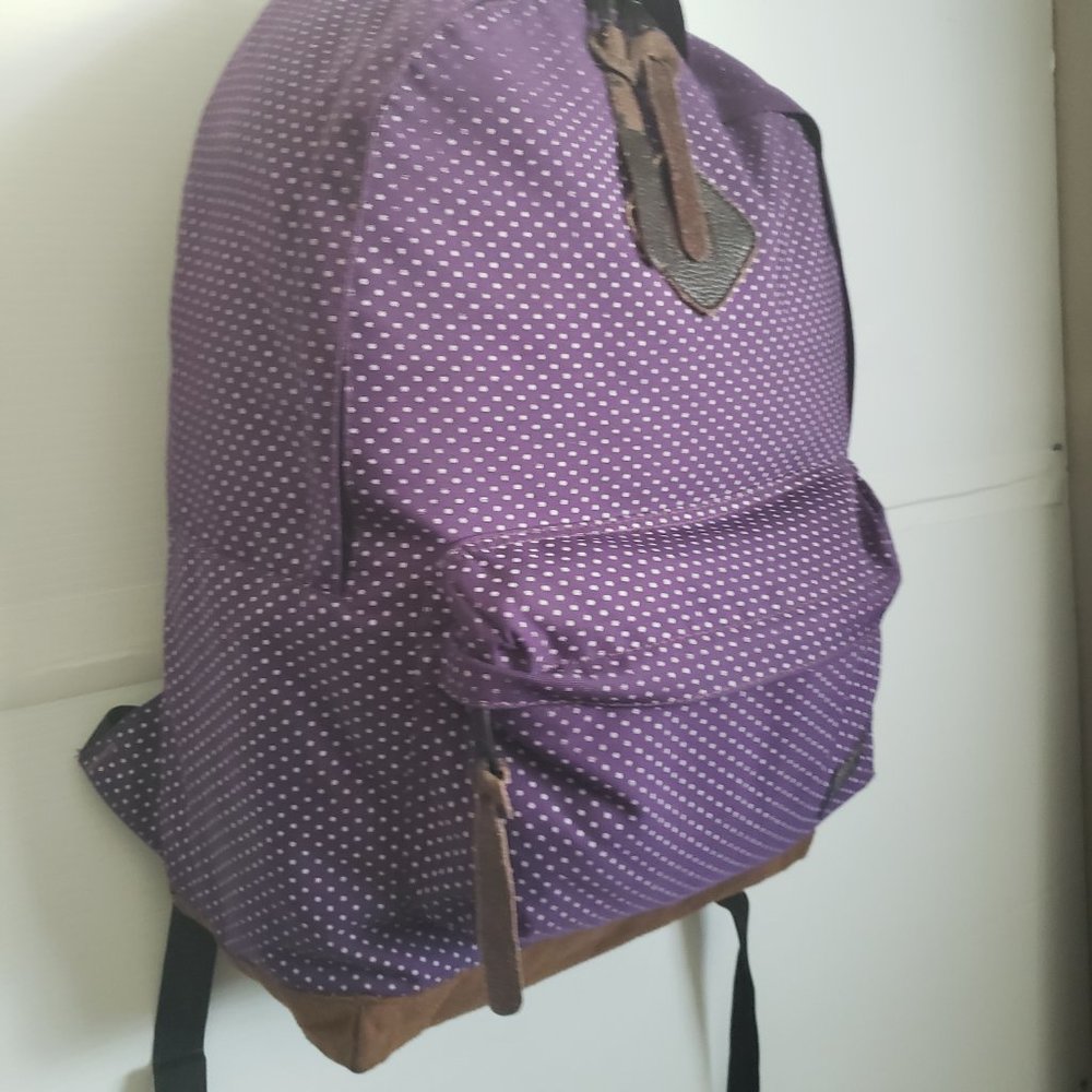 K-ZONE Backpack polka dot pattern purple white brown high end detail core series - Picture 8 of 12